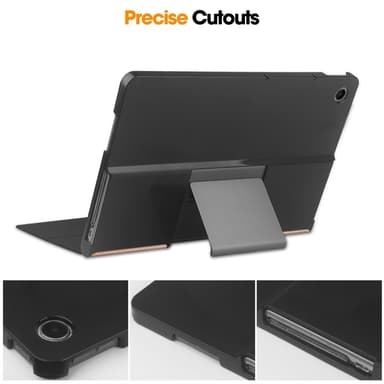 SKALO Lenovo Tab Plus 11.5"" Duofold PU-Läder Fodral - Roséguld