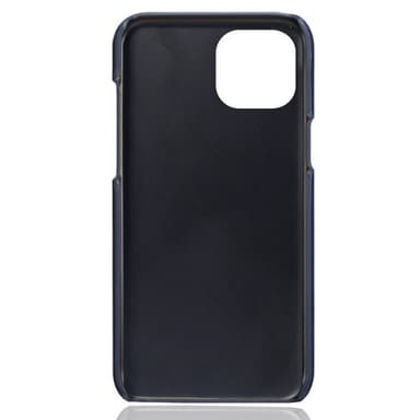 SKALO iPhone 14 Plus PU-Läder Korthållare Skal - Blå