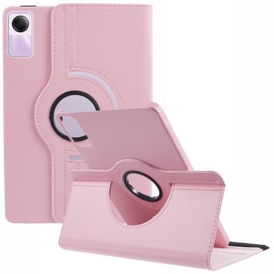 SKALO Xiaomi Redmi Pad SE 360 Litchi Fodral - Rosa