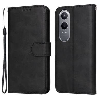 SKALO OnePlus Nord CE4 Lite 5G PU-Läder Plånboksfodral - Svart