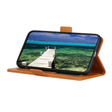 SKALO OnePlus Nord 3 5G / Ace 2V Premium Plånboksfodral - Ljusbrun
