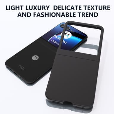 SKALO Motorola Razr 50 5G Skin-touch Fold Skal - Svart
