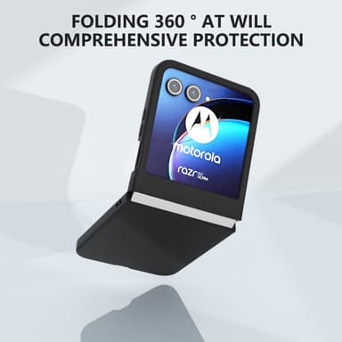 SKALO Motorola Razr 50 5G Skin-touch Fold Skal - Svart