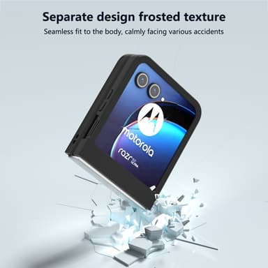 SKALO Motorola Razr 50 5G Skin-touch Fold Skal - Svart