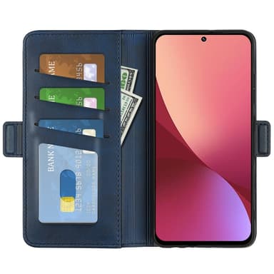 SKALO Xiaomi 12 Premium Plånboksfodral - Blå