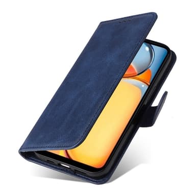 SKALO Xiaomi Redmi 13C 4G PU-Läder Plånboksfodral - Blå