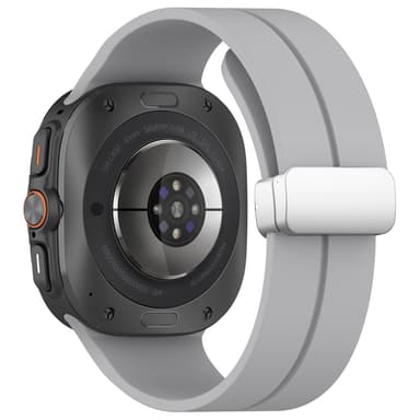 SKALO Silikonarmband metallspänne Samsung Watch Ultra 47mm - Grå