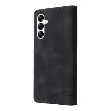 SKALO Samsung A54 5G Plånboksfodral i PU-Läder - Svart