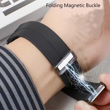 SKALO Silikonarmband metallspänne Samsung Watch Ultra 47mm - Grå