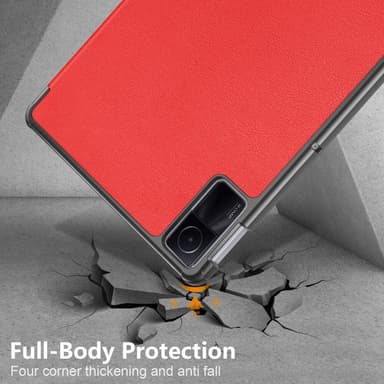 SKALO Xiaomi Redmi Pad SE Trifold Fodral - Röd