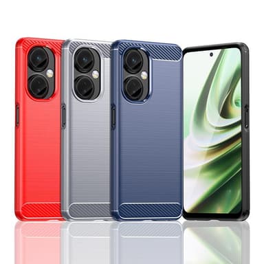 SKALO OnePlus Nord CE 3 Lite 5G Armor Carbon Stöttåligt TPU-skal - Svart
