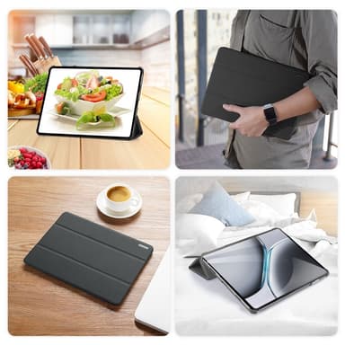 DUX DUCIS OnePlus Pad 2 DOMO Series Trifold Fodral - Svart