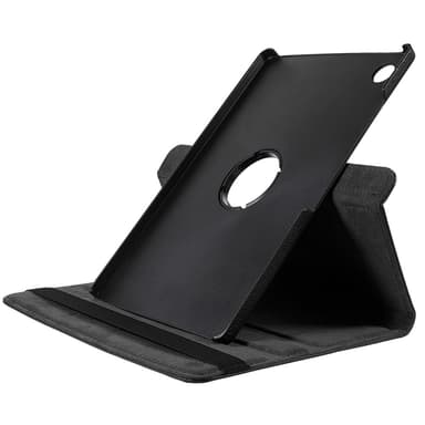 SKALO Samsung Tab A9+ 360 Litchi Fodral - Svart