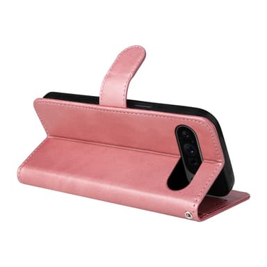 SKALO Google Pixel 9 Pro XL PU-Läder Plånboksfodral - Rosa