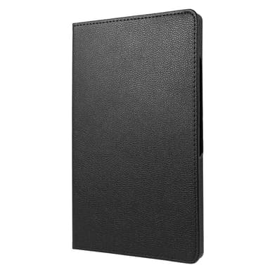 SKALO Samsung Tab A9+ 360 Litchi Fodral - Svart