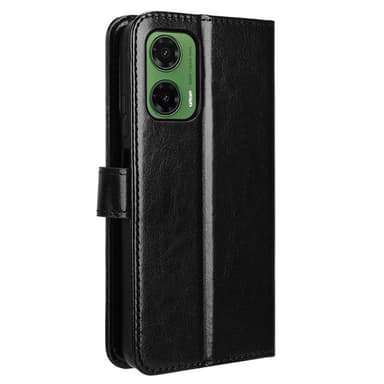 SKALO Motorola Moto G35 5G PU-Läder Plånboksfodral - Svart