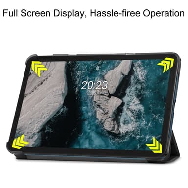 SKALO Nokia T20 Trifold Fodral - Svart