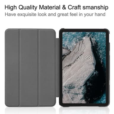 SKALO Nokia T20 Trifold Fodral - Svart