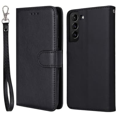 SKALO Samsung S22+ Magnetskal/plånbok ""2 i 1"" - Svart