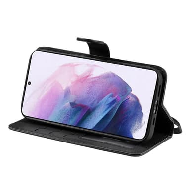 SKALO Samsung S22+ Magnetskal/plånbok ""2 i 1"" - Svart