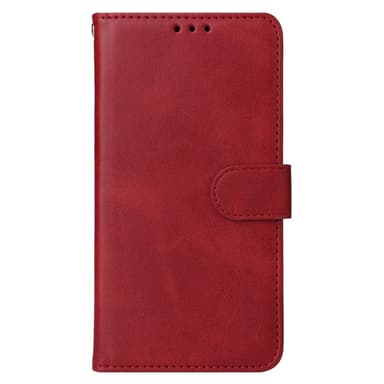 SKALO Samsung A15 5G PU-Läder Plånboksfodral - Röd