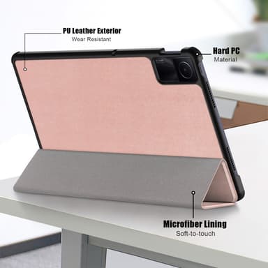 SKALO Xiaomi Redmi Pad SE Trifold Fodral - Roséguld