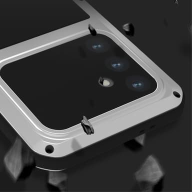 Samsung Galaxy S24 FE Fodral Pansar skydd Fodral Skal + härdat glas metall+silikon