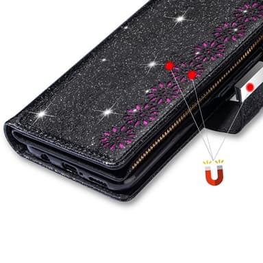 Till Samsung Galaxy A16 5G / A16 4G Fodral Starry Sky - Svart