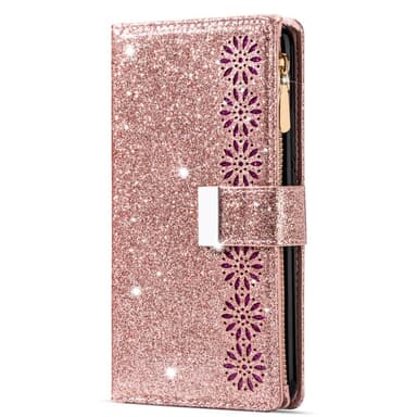 Till Samsung Galaxy A16 5G / A16 4G Fodral Starry Sky - Rose Gold