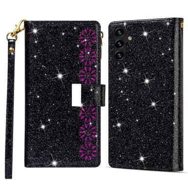 Till Samsung Galaxy A16 5G / A16 4G Fodral Starry Sky - Svart