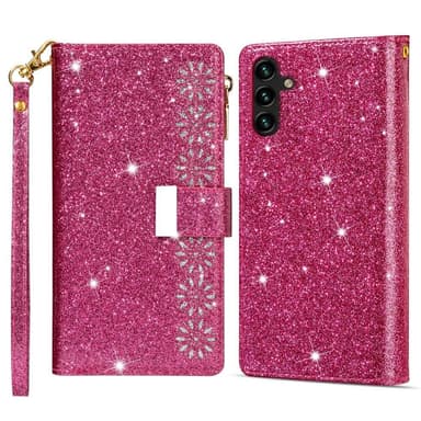Till Samsung Galaxy A16 5G / A16 4G Fodral Starry Sky - Rose