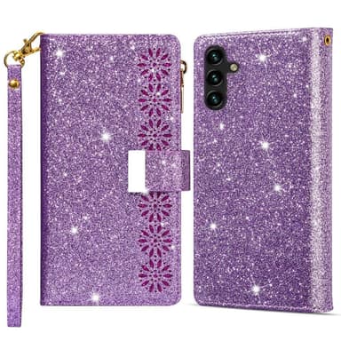 Till Samsung Galaxy A16 5G / A16 4G Fodral Starry Sky - Lila