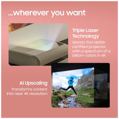 Samsung LPU9D Premiere Smart 4K UHD laserprojektor