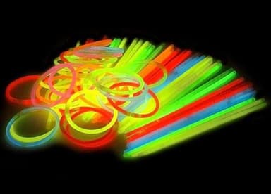 Glowsticks 100-pack armband - Mixade färger