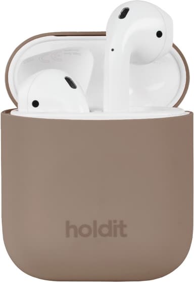 Holdit AirPods Silicone fodral (mockabrunt)