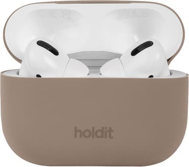Holdit AirPods Pro Silicone fodral (mockabrunt)