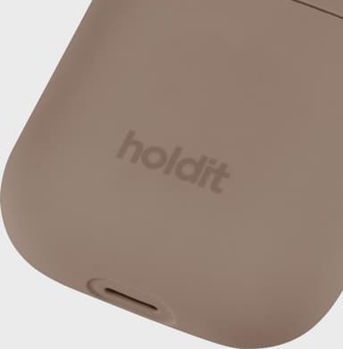 Holdit AirPods Silicone fodral (mockabrunt)