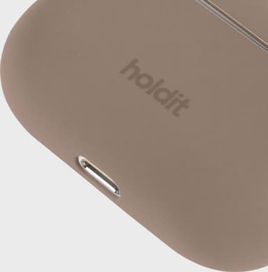 Holdit AirPods Pro Silicone fodral (mockabrunt)