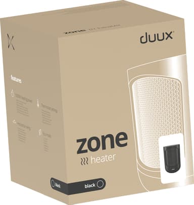 Duux Zone Ceramic värmefläkt 35986 (svart)