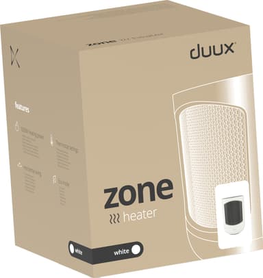 Duux Zone Ceramic värmefläkt 35985 (vit)