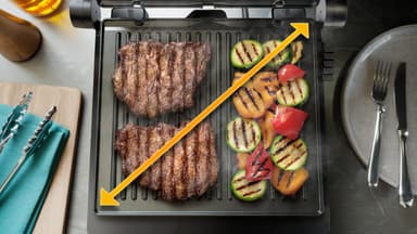 Philips 7000 Series elgrill HD6307/70 (svart)