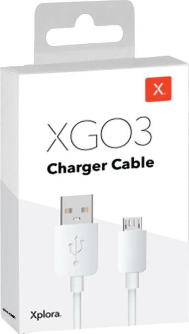 Xplora XGO3 Gen1 USB-laddningskabel (76 cm)