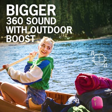 Ultimate Ears WONDERBOOM 3 portabel trådlös högtalare (hyperrosa)