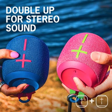 Ultimate Ears WONDERBOOM 3 portabel trådlös högtalare (hyperrosa)