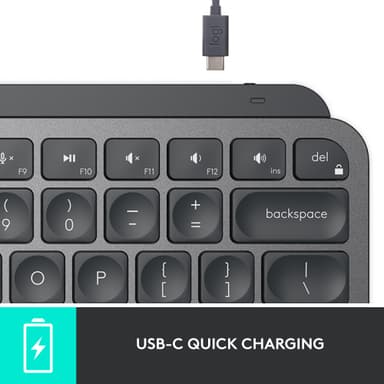 Logitech MX Keys Mini trådlöst tangentbord (grafit)