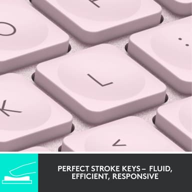 Logitech MX Keys Mini trådlöst tangentbord (rosé)