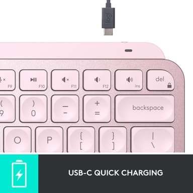 Logitech MX Keys Mini trådlöst tangentbord (rosé)