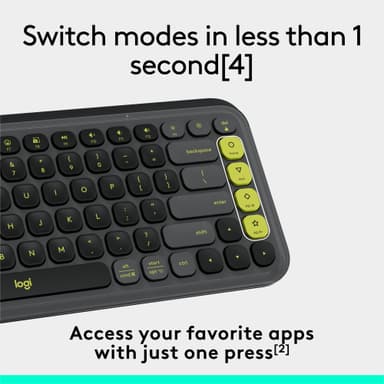Logitech Pop Icon tangentbord (grafit)