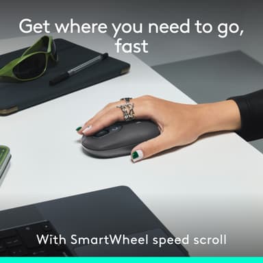 Logitech POP Icon mus med tangentbord (grafit)