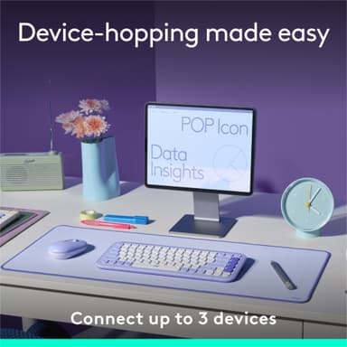 Logitech Pop Icon tangentbord (grafit)